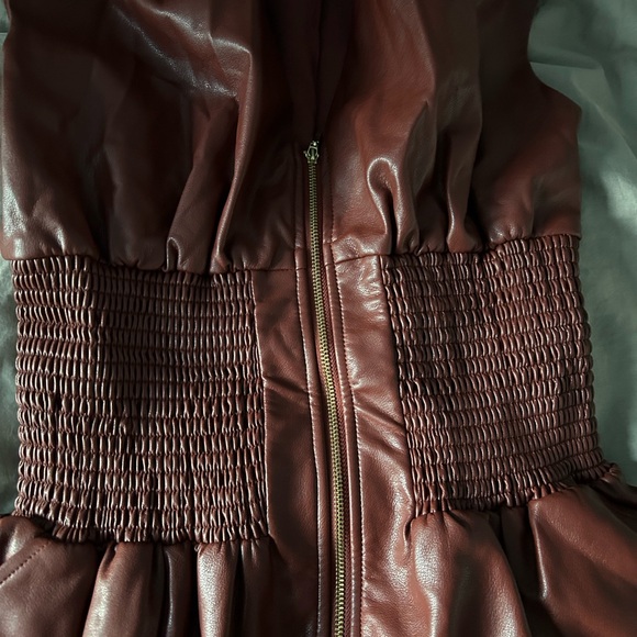 Anthropologie leather dress - Picture 4 of 5